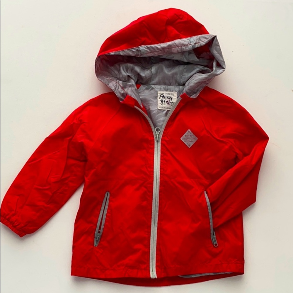 Zara Boy’s  Windbreaker Hoodie lightweight Jacket